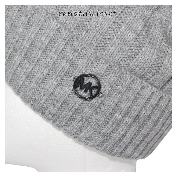 MICHAEL Michael Kors Pom-pom Knit Beanie Hat NWT/NIP main image 13
